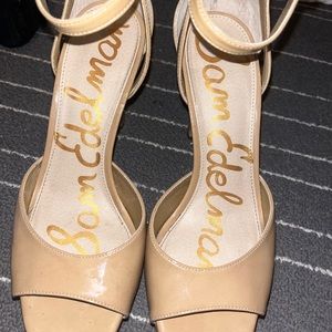 Sam Edelman, nude heels, women US size 7, like new